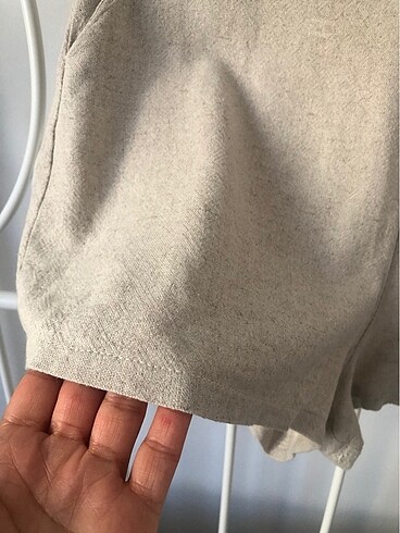 Keten şort - Görsel 2