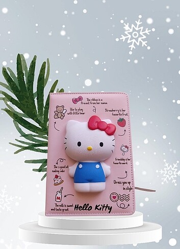 Hello kitty yumuşak kapakli defter 
