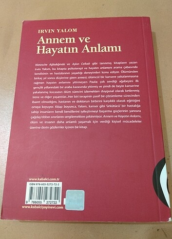  Annem ve hayatın anlamı irvin yalom 