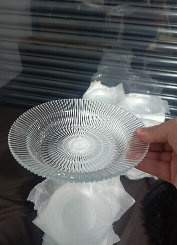 6 ADET CAM YEMEK TABAĞI