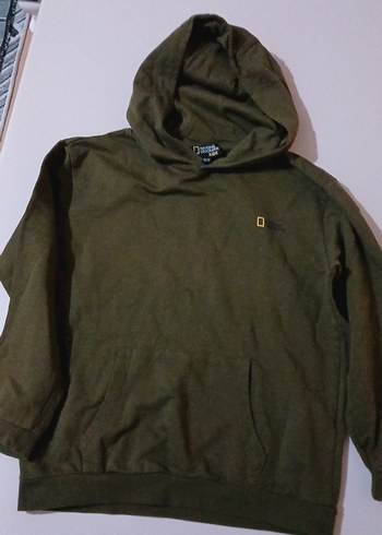 Erkek Çocuk Kapüşonlu Kahverengi Sweatshirt