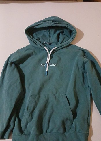 cocukKapüşonlu Koyu Yeşil Sweatshirt