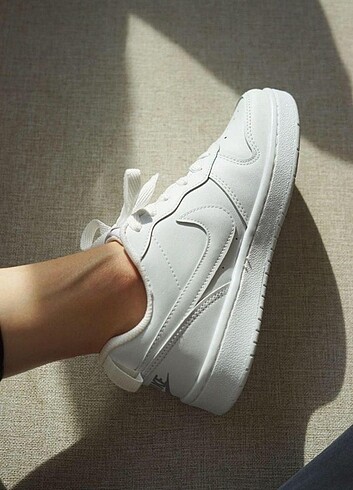 36 Beden beyaz Renk Nike Court Mükemmel Ayakkabı ????