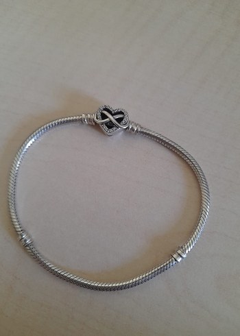 Pandora Pandora Gri Zincir Detaylı Bileklik