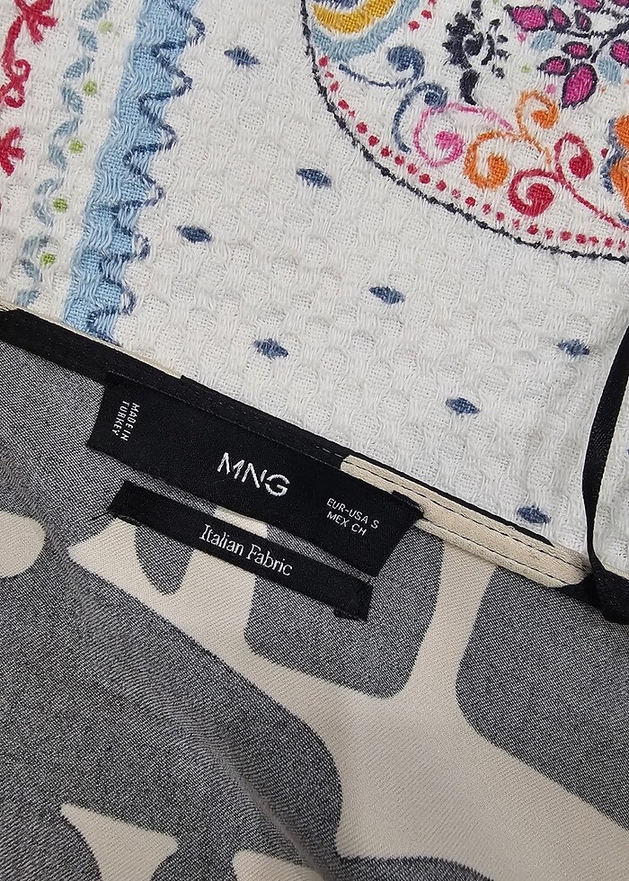 Mango Saten elbise - Görsel 4