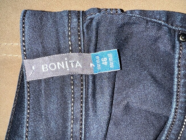 46 Beden lacivert Renk Bonita marka kot pantolon