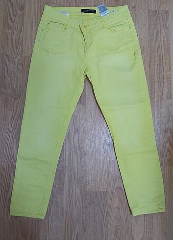 Cindy Crawford Yeşil Jean Kot Pantolon