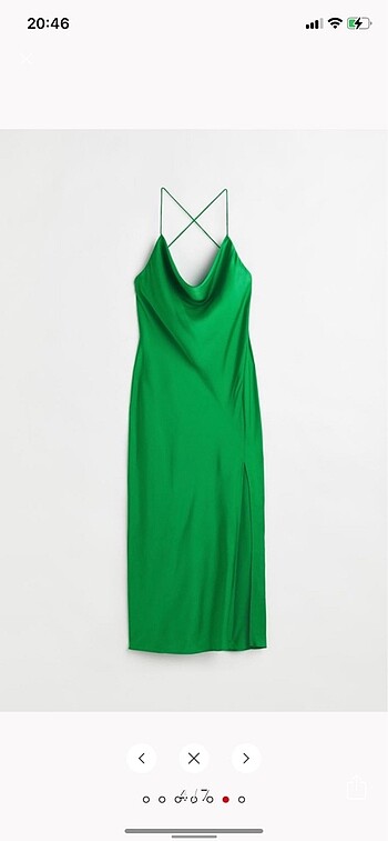 l Beden yeşil Renk H&M elbise