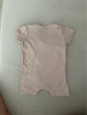 3 Ay Beden pembe Renk H&M organic cotton 2-4 ay tulum