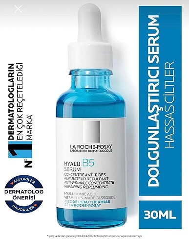La Roche-Posay Hyalu B5 Kırışıklık Karşıtı 30 ml Dolgunlaştırıcı