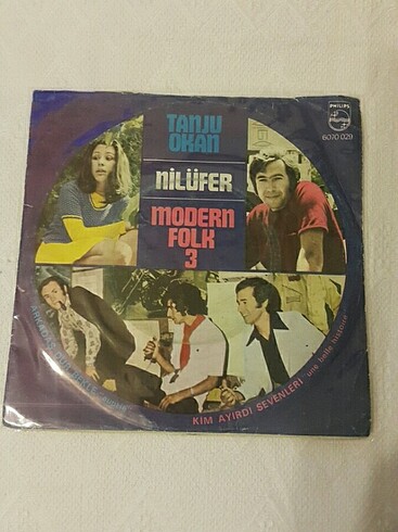 Tanju Okan- Nilüfer -Modern Folk 45'lik plak 