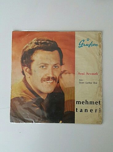 Mehmet Taneri 45'lik plak -Bu Son gecemiz -Sen Sen sen