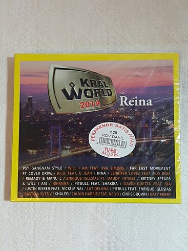 Kral World 2014 Reina yabancı karışık CD