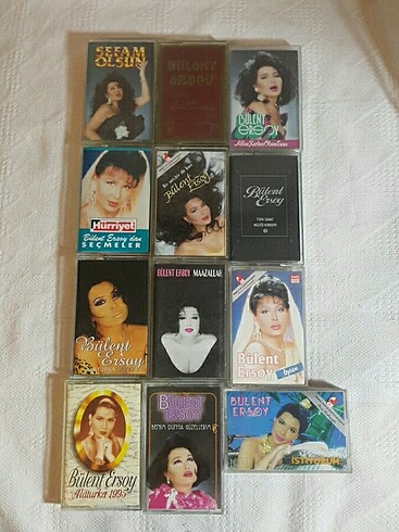 Bülent Ersoy kaset lotu 12 adet 