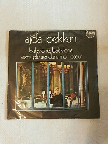 Ajda Pekkan 45'lik Plak-Babylone Babylone -Viens pleurer dans mo