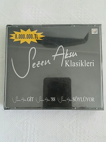 Sezen Aksu klasikleri özel kutusunda 3 adet CD takım