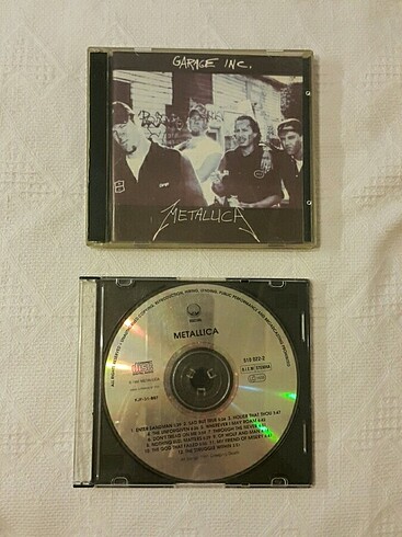 Metallica 2 adet CD 