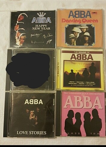 Abba CD lotu 5 adet cd 