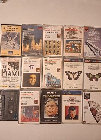 15 adet klasik kaset lotu 