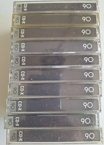 Raks cdx 90 lık boş kaset 10 adet kaset fiyatıdır