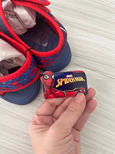 34 Beden lacivert Renk Sandalet Erkek çocuk Spiderman