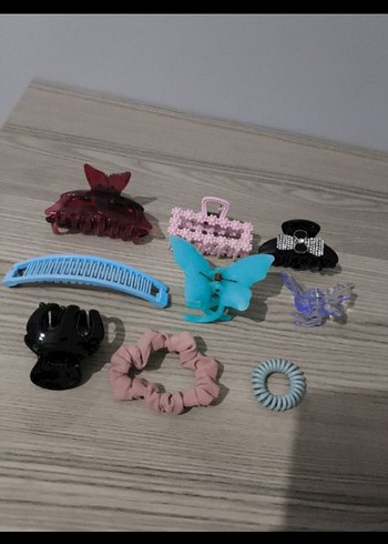 Renkli Avant-Garde Kadın Saç Aksesuarları Seti - Görsel 2