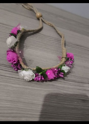 Boncuklu Renkli Bohem Saç Aksesuarı - Görsel 2