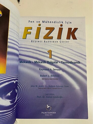  Beden Serway fizik 1 kitap