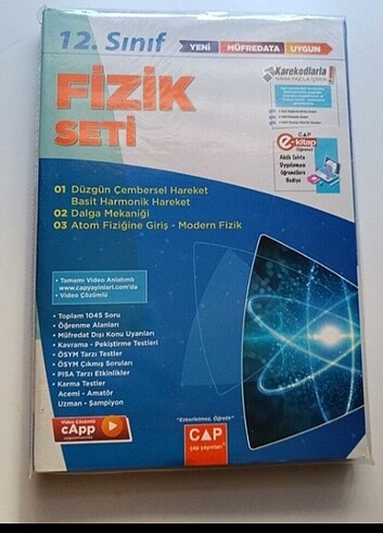 12.sınıf fizik seti