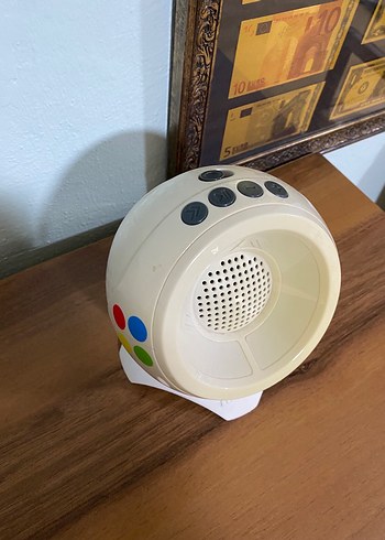 Beyaz Bluetooth Hoparlör - Görsel 2