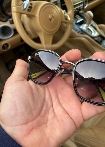 Sarı Tokalı Ray-Ban Kadın Güneş Gözlüğü - Görsel 2