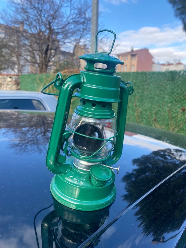 Yeşil Metal Fener - Görsel 2