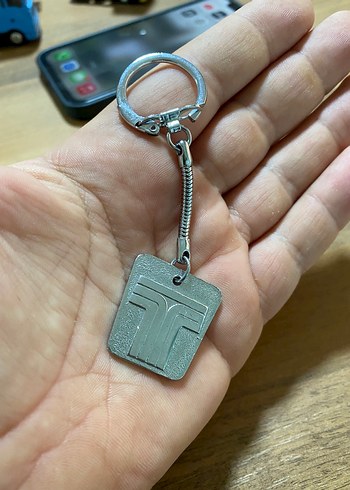 Gri Minimalist TOFAŞ ANAHTARLIK - Görsel 2