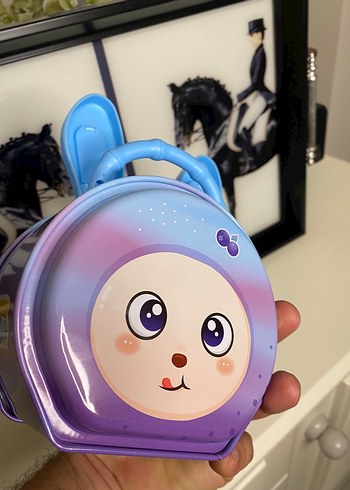 Sevimli Tavşan Kulaklı Renkli Çocuk Sırt Çantası - Görsel 5