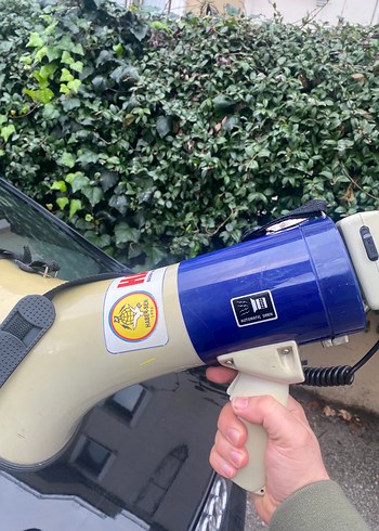 Renkli Mavi El Megafonu - Görsel 3