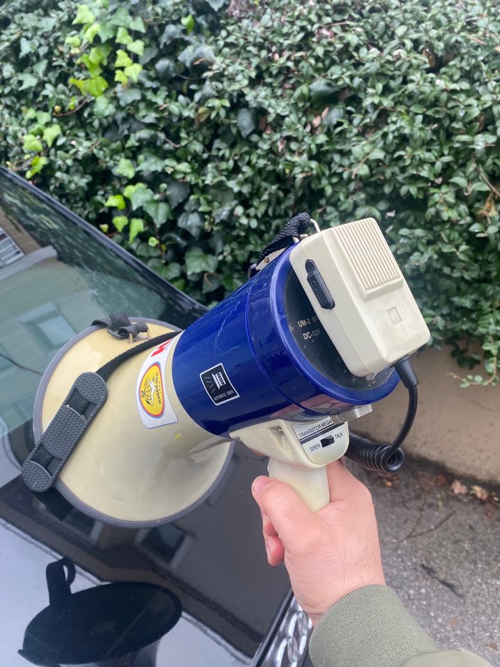 Renkli Mavi El Megafonu - Görsel 4