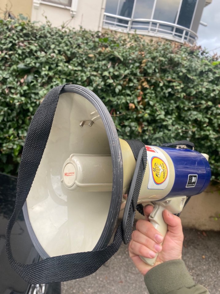 Renkli Mavi El Megafonu - Görsel 2