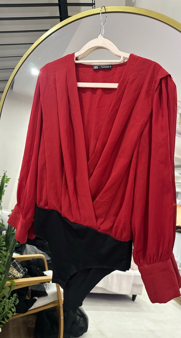 Zara çıtçıtlı kruvaze Gömlek - Görsel 4