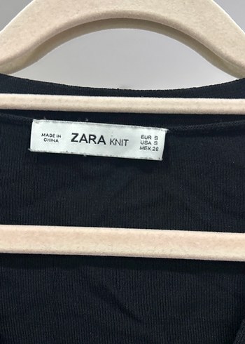 Siyah V Yaka Kadın merserize Bluz - Görsel 3