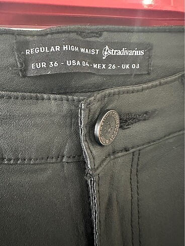 36 Beden Stradivarius Mumlu dar Pantalon