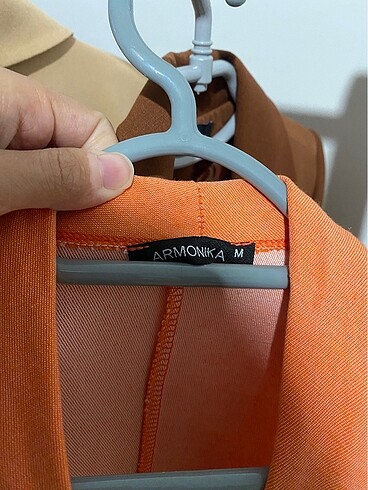 m Beden Keten yazlık baharlık blazer ceket