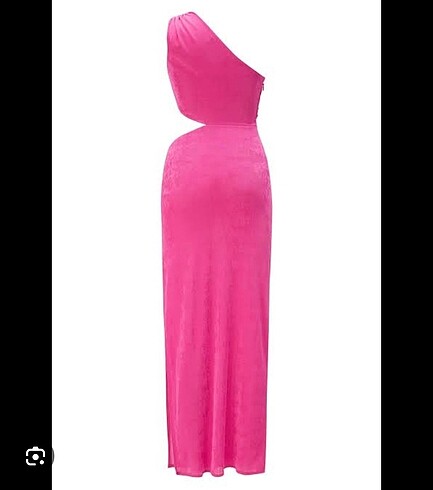 Adl mert Aslan nightzoom bel detaylı tek omuzlu abiye elbise - Görsel 5