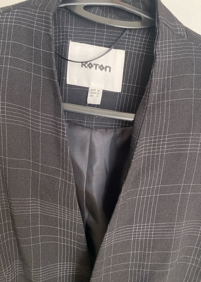 Fermuar cep detaylı şık blazer - Görsel 3