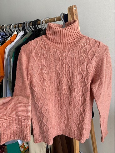 LC Waikiki Lcw pembe triko boğazlı kazak