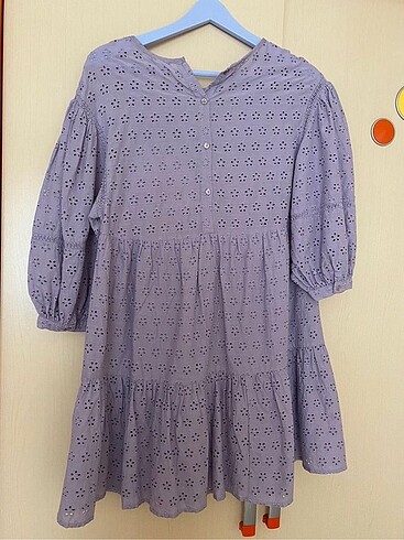 s Beden Pull & Bear Lila Fisto Elbise