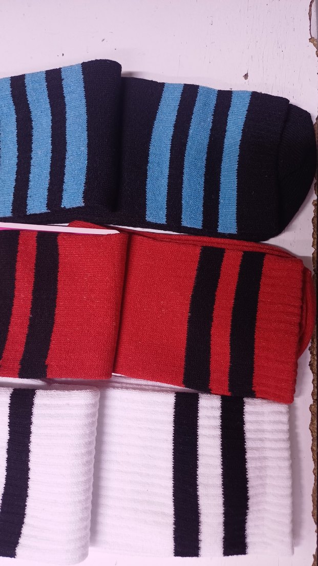 kadın uzun çizgili çorap - Görsel 3