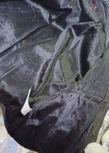 Erkek kapşonlu deri ceket - Görsel 5