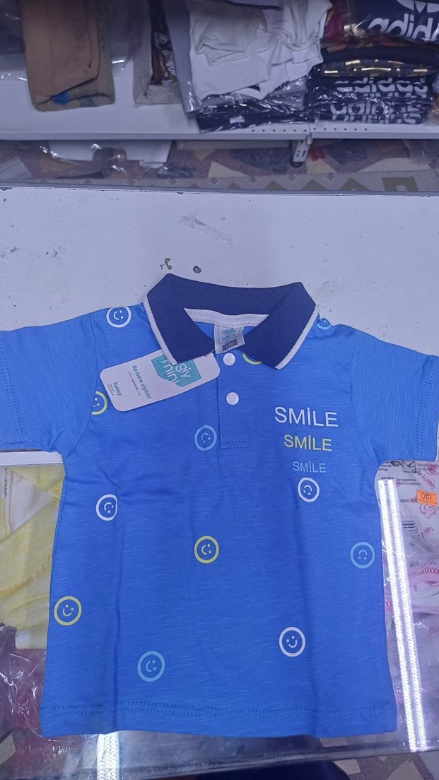 Düğmeli yakalı bebek tshirt - Görsel 2