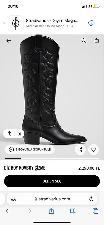 Stradivarius Stradivarius kadın çizme