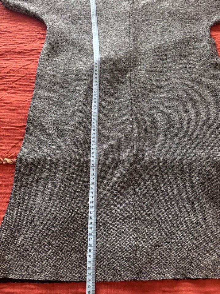 Gri V Yaka Kısa Kollu Triko tunik - Görsel 5